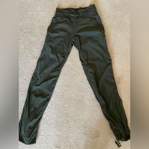 Lululemon Dance Studio pant Army Green size 2. No wear on cuffs or crotch.